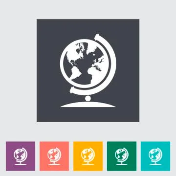 School globe Stock Illustration