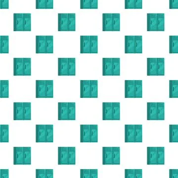 School gym locker storage vector seamless pattern Illustrazione stock