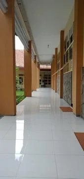 School hallway Stock Photos