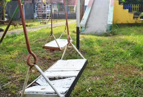 School Has Not Opened Due To Infectious Disease Pandemic Stock Photos