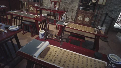 School in history Stock-Footage 154344092