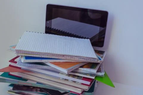 School homework. Stock Photos