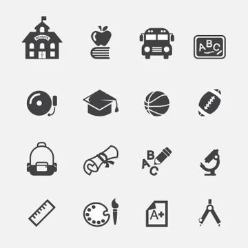 School icon Stock Illustration