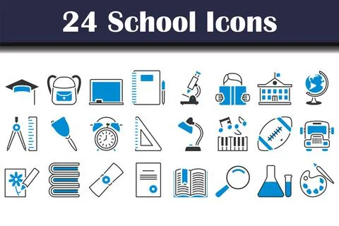 School Icon Set イラスト素材