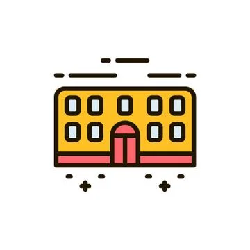 School icons illustration Stock Illustration