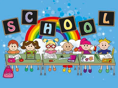 School Stock Illustration