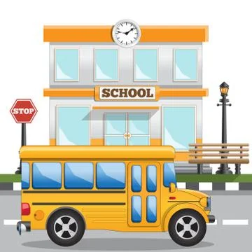 School. Stock Illustration
