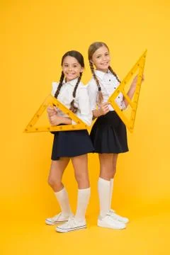 School knowledge. Explore world with math. Discover mathematics patterns Foto stock