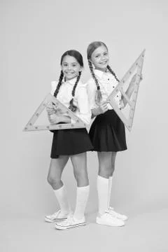 School knowledge. Explore world with math. Discover mathematics patterns Foto stock