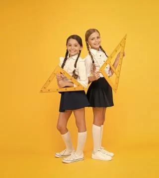 School knowledge. Explore world with math. Discover mathematics patterns Foto stock