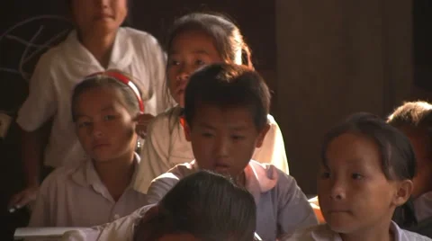 School in Laos Stock Footage 58059675