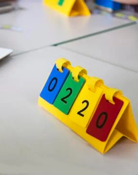 School Learning Aid Teaching Numbers Stock-Fotos