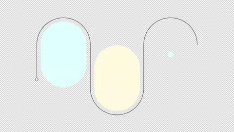 School learning multicolor wavy animated infographic template Stock Footage 348127960