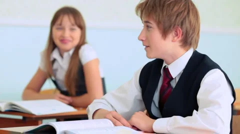School lesson Stock Footage 1016392