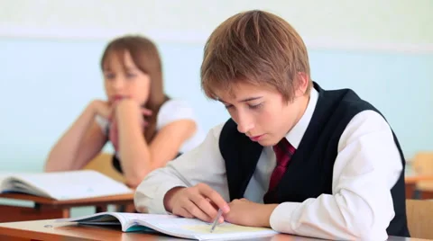 School lesson Stock Footage 1016511