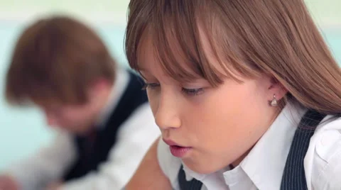 School lesson Stock Footage 1016619