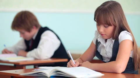 School lesson Stock Footage 1016706