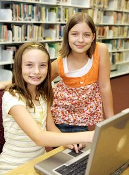 School Library - Attitude Stock Photos