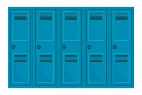 School locker design vector illustrator Stock Illustration