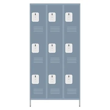 School Locker Flat Illustration. Clean Icon Design Element on Isolated Whit.. イラスト素材