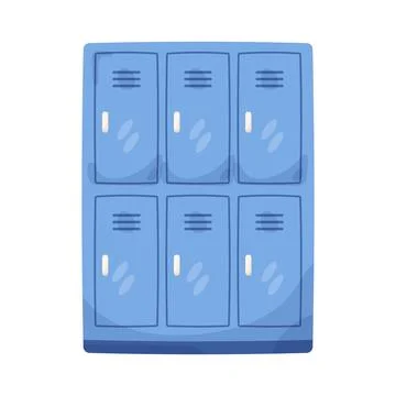 School locker Stock Illustration