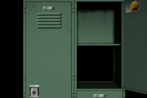 School Locker Transition Stock Footage 10870615