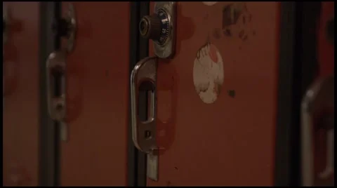 School - Lockers 01 Video stock 43590016