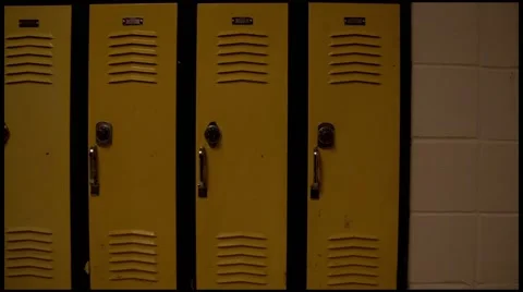 School - Lockers 02 스톡 동영상 43589562