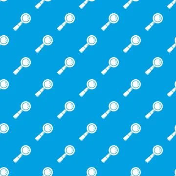 School loupe pattern seamless blue Stock Illustration