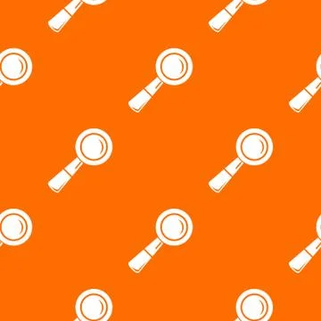 School loupe pattern vector orange 스톡 일러스트