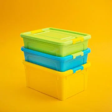 School lunch box. Stock Photos