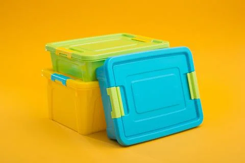 School lunch box. Stock Photos