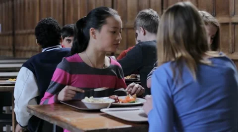School lunch Stock Footage 22665648