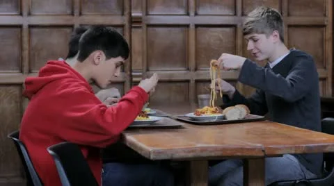 School lunch Stock Footage 22665651