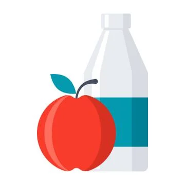 School Lunch Icon Stock Illustration