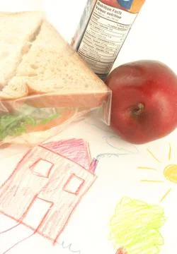 School lunch Stock Photos
