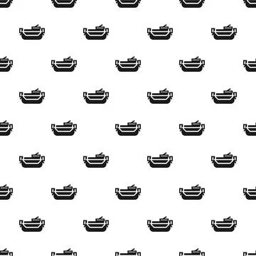 School lunchbox pattern seamless vector Stock Illustration