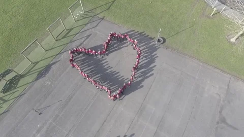 School makes Heart collapse 14 Seconds Stock Footage 72643213