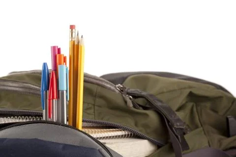 School materials Stock Photos