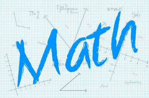 School Math Class Stock Illustration