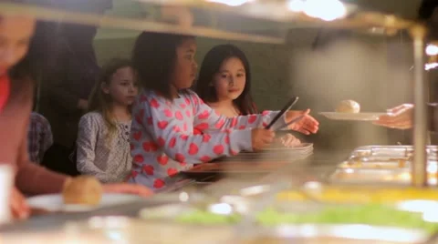 School meal Stock Footage 22665624