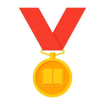 School Medal Icon Stock Illustration