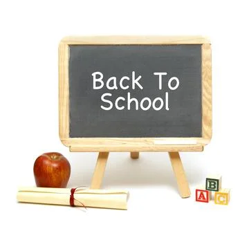 School Message Board Foto stock