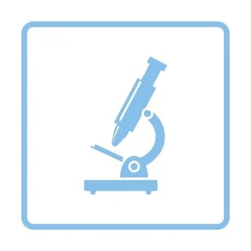 School microscope icon Stock Illustration