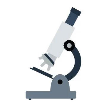 School microscope icon Illustrazione stock