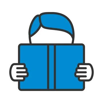 School Microscope Icon Illustrazione stock