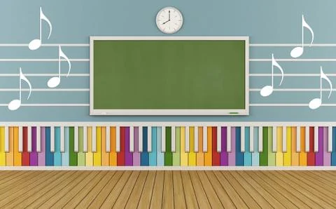 School of music Stock Illustration