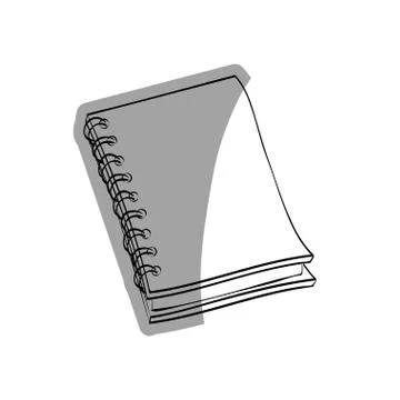 School notebook draw Stock Illustration