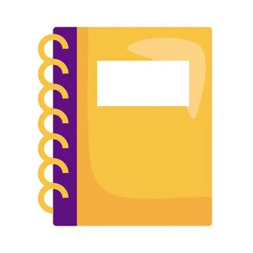 School notebook icon Stock Illustration