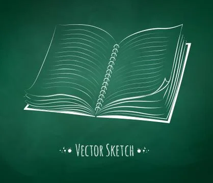 School notebook Stock Illustration